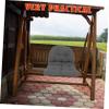 UPKOCH Polyester Egg Chair Cushion for Hanging Patio Chairs view 4
