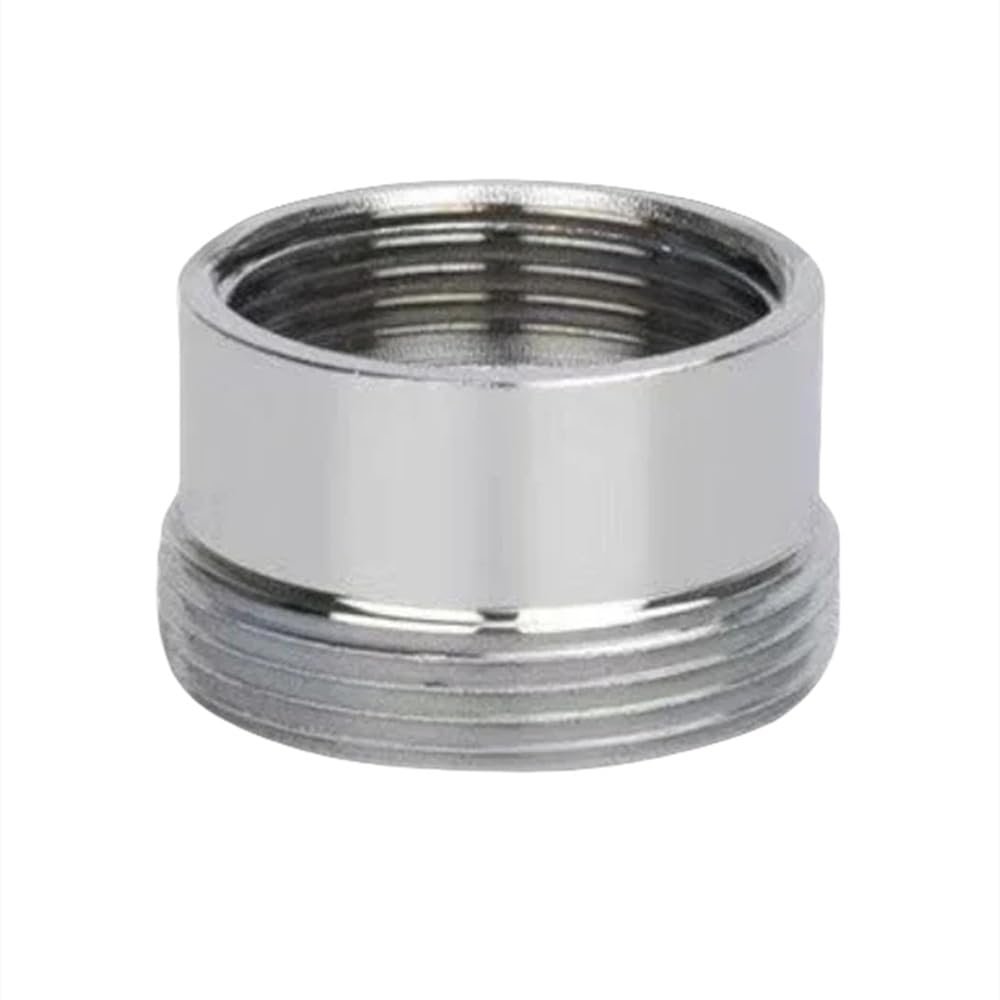Stainless Steel Faucet Adapter M22 to M20, M18 and 1/2-Inch Threads, Style 3, 1 PC