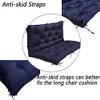 Garden Bench Cushion with Backrest, 2- and 3-Seater, 100 x 100 x 10 cm view 3