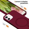 FERLAN Crossbody Phone Case with Detachable Lanyard for iPhone 12 mini, Red view 3
