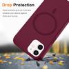 FERLAN Crossbody Phone Case with Detachable Lanyard for iPhone 12 mini, Red view 4