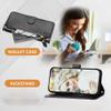 SEHEYA Phone Case for Samsung Galaxy A23 5G, Vintage PU Leather Crossbody Wallet Case with Zipper, Detachable Strap, Black view 4