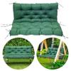 Waterproof 2/3-Seat Swing Bench Cushion with Backrest, 8 Ties, Blue, 100 x 100 x 10 cm view 3
