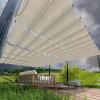 Retractable Wave Sun Shade Sail, Custom Sizes view 1