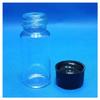 10 mL Glass Vials, 10-Pack, Transparent, with Silicone Caps view 1