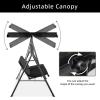 Plastic Patio Swing Fittings for Canopy and Swing Frame with Tilt Adjustment view 3