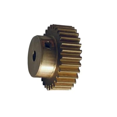 Cylindrical Drive 1 Pc, Module 0.7, 19-Tooth Copper Spur Gear, 4 mm Bore
