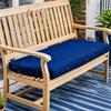 Xinwanhong Waterproof Outdoor/Indoor Bench Cushion, Blue, 160 x 45 x 5 cm view 1