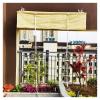 CVERTHAF Retractable Wave Shade Sail, HDPE, 95% UV Protection, with Mounting Kit (2.8 x 15 m / 9.19 x 49 ft) view 1