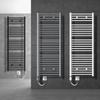 LuxeBath Electric Heated Towel Radiator, 1200 W, 500 x 1800 mm, White view 1