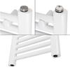 LuxeBath Electric Heated Towel Radiator, 1200 W, 500 x 1800 mm, White view 3