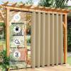 Waterproof Outdoor Patio Blackout Curtains view 3