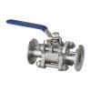 FBPQRCONS 1/2" 3/4" 1" SS304 Stainless Steel Sanitary Ball Valve, 3-Piece Ball Valve with Tri-Clamp Ferrule (1 Inch) view 3