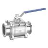 FBPQRCONS 1/2" 3/4" 1" SS304 Stainless Steel Sanitary Ball Valve, 3-Piece Ball Valve with Tri-Clamp Ferrule (1 Inch) view 4