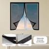 Magnetic Insect Screen for Windows, 108 x 160 cm, White, No-Drill Installation view 2