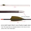 PHILOCS 12-Pack Army Green Turkey Feather Carbon Arrows, 4.2 mm ID, Spine 300–1800, 29 in, Spine 350 view 3