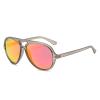 RRNTTTM Classic Polarized Sunglasses for Men and Women, Retro Style, UV400 Protection, Driving Sunglasses (Gray-Red) view 1