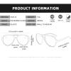 RRNTTTM Classic Polarized Sunglasses for Men and Women, Retro Style, UV400 Protection, Driving Sunglasses (Gray-Red) view 2