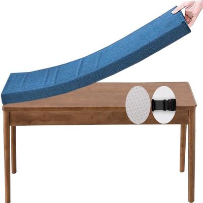 Blue Bench Cushion, 160 x 50 x 5 cm