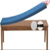 Blue Bench Cushion, 160 x 50 x 5 cm view 1