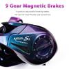 10 kg Baitcasting Reel with Magnetic Brake, 7.2:1 Gear Ratio, 5+1BB, Right-Handed view 2
