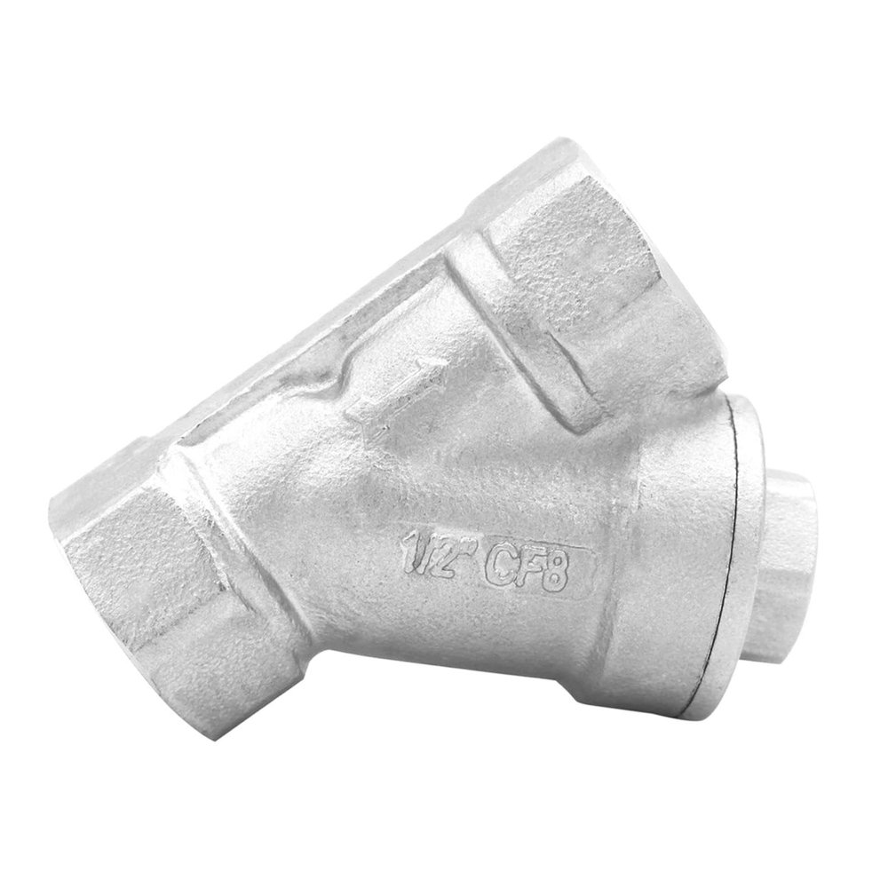 Y-Strainer, 1/2-Inch Female Thread, Stainless Steel, DN15