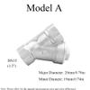 Y-Strainer, 1/2-Inch Female Thread, Stainless Steel, DN15 view 2