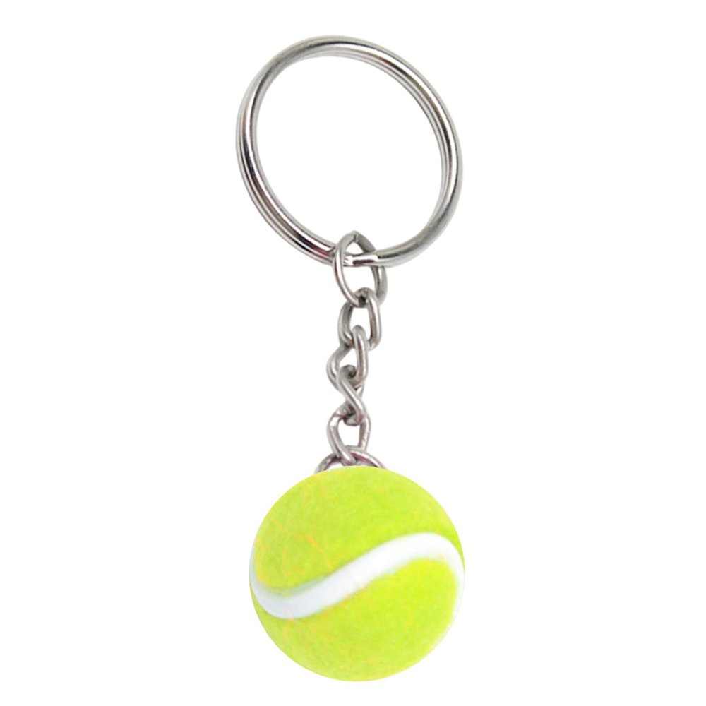 3D Tennis Ball Keychain, Tennis Pendant for Kids, Sports Car