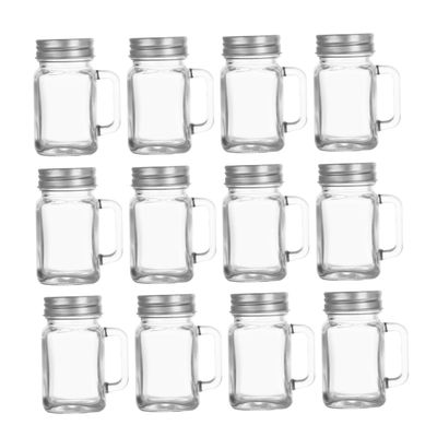 16-Pack 60 ml Refillable Perfume Bottles, Glass and Aluminum