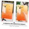 MAGICLULU Acrylic Planner Board with Clock, Desktop Writable Board for Office and Work view 4