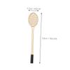 HOMSFOU Key-Handle Ballpoint Pens, 2-Pack, Tennis Racket Shape, Gold Plastic view 2