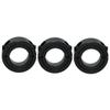 MUCKLILY 3-Piece Steel Shaft Collars, Adjustable Split Retaining Rings for Motors and Machinery view 1