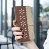 Lucyliy Galaxy S25 Plus Wallet Case, Brown view 4