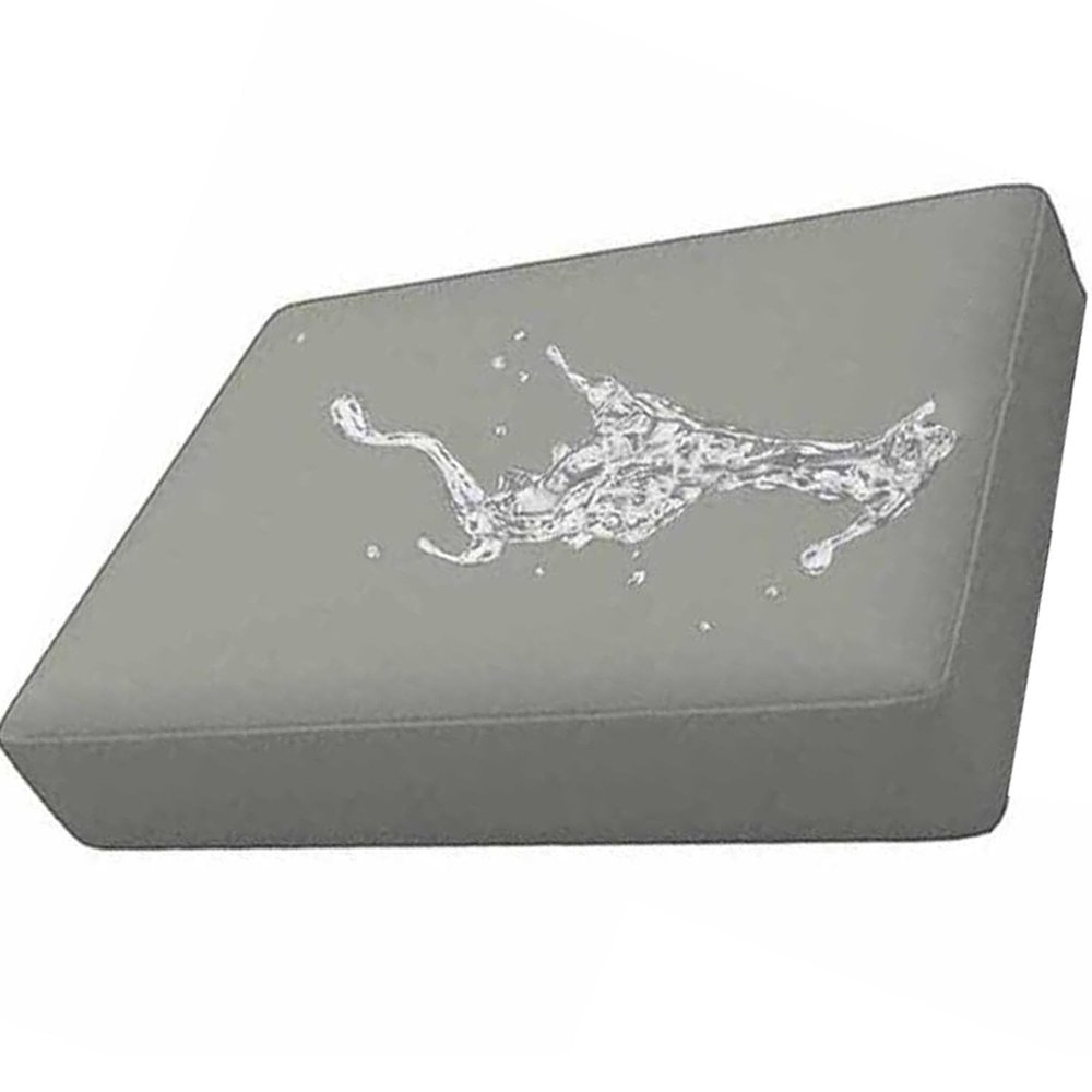 JORTUIO Waterproof Outdoor Sofa Seat Cushion Cover, 1/2/4-Piece Set, Zippered, 60 x 55 x 10 cm, 1 pc
