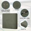 JORTUIO Waterproof Outdoor Sofa Seat Cushion Cover, 1/2/4-Piece Set, Zippered, 60 x 55 x 10 cm, 1 pc view 4