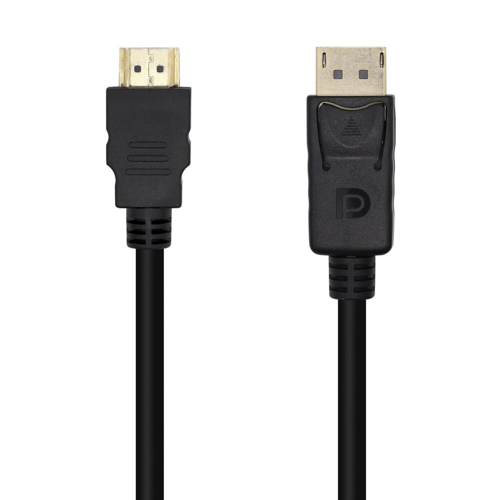 VoltShine DisplayPort to HDMI Converter Cable, 1.0 m, Black, Full HD Support