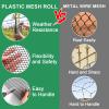 6 m x 40 cm Plastic Mesh Fence for Poultry, Gardens, and Animal Protection view 3