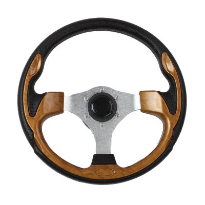 Milageto Universal Boat Steering Wheel, Easy-Install Marine Steering System