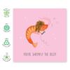 Funny Shrimp Greeting Card – “You’re Shrimp-ly the Best!” view 2