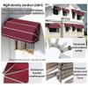 No-Drill Balcony Awning with Hand Crank view 4