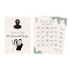 M Diagne Wedding Bingo, 25 Cards, Wedding Quiz and Party Game for Guests to Get Acquainted, DIN A5, Wedding Gift (25-Pack) view 1
