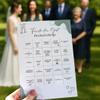 M Diagne Wedding Bingo, 25 Cards, Wedding Quiz and Party Game for Guests to Get Acquainted, DIN A5, Wedding Gift (25-Pack) view 3
