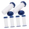 Supercharge Replacement Shower Water Filter, Filter Media, 6 pcs, White view 1