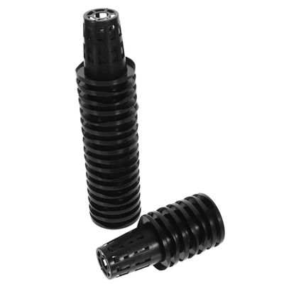 POPETPOP 50-Pack Hydroponic Net Pots, Black Plastic