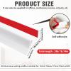 Kitchen Plinth Seal, 2 m Self-Adhesive Silicone Profile for 15/16/17/18 mm Boards, White view 2