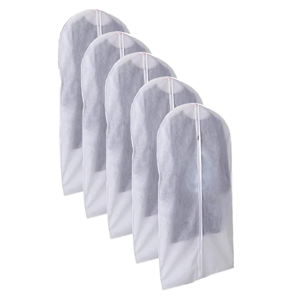 JLLEIZYZ Garment Bags, Nonwoven Garment Covers with Zipper, for Closet Storage (60 x 80 cm / 31 in)