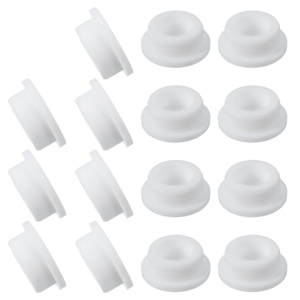 QUARKZMAN 15-Pc. T-Shaped Silicone Stoppers, 26 mm/1.02 in. Diameter, Elastic