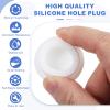 QUARKZMAN 15-Pc. T-Shaped Silicone Stoppers, 26 mm/1.02 in. Diameter, Elastic view 3