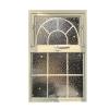 HJLKDYM House Window, Privacy Sliding Window with Water-Rippled Glass, Interior Handle, Off-White, 70 × 90 cm view 1