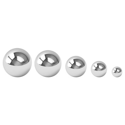 VANZACK 5-Piece Polished Stainless Steel Balls for Garden and Home